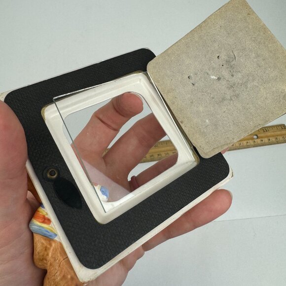 Vtg Terragrafics Kid Bear Teddy Miniature Tabletop Pic Frame Square Minimal READ - Picture 14 of 14